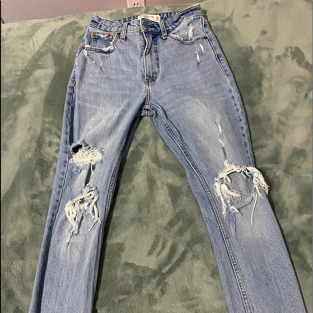 Abercrombie & Fitch, Size: 00, light blue